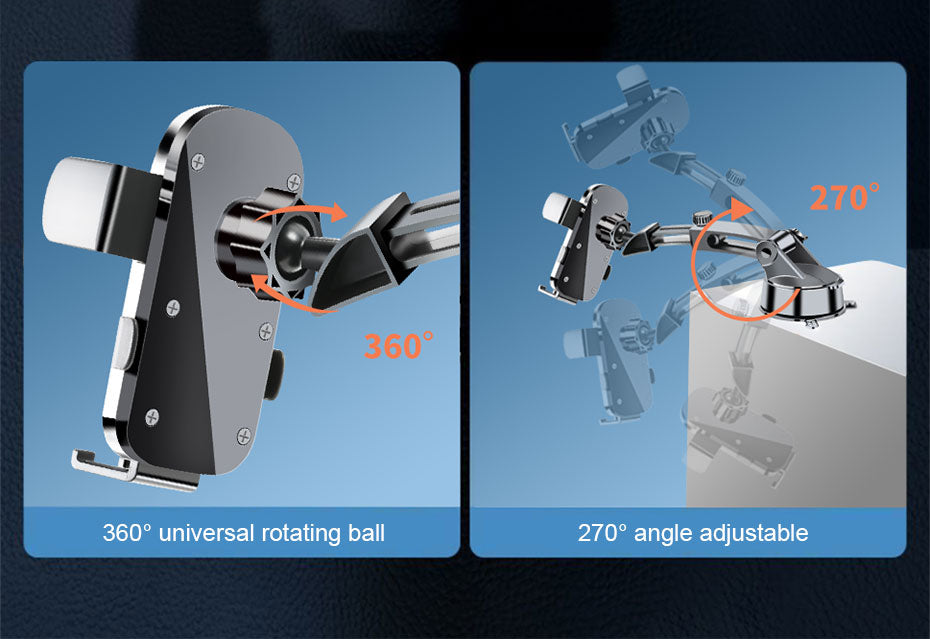 🚘 Car Phone Holder – Ultra-Stable Suction Cup & 360° Rotation
