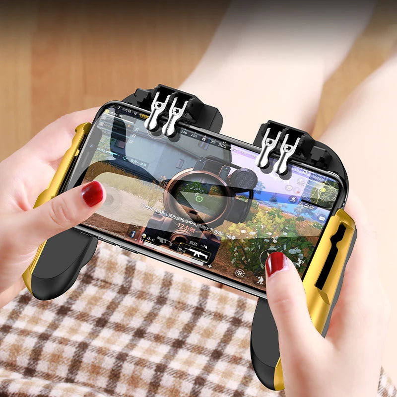 Smartphone Game Trigger Controller – Joystick with Cooling Fan + Battery!