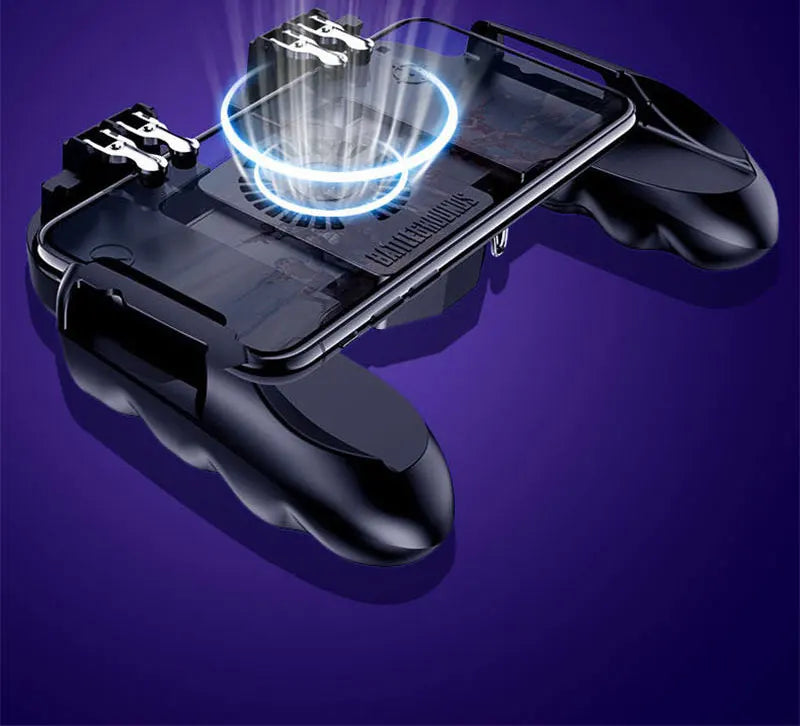 Smartphone Game Trigger Controller – Joystick with Cooling Fan + Battery!