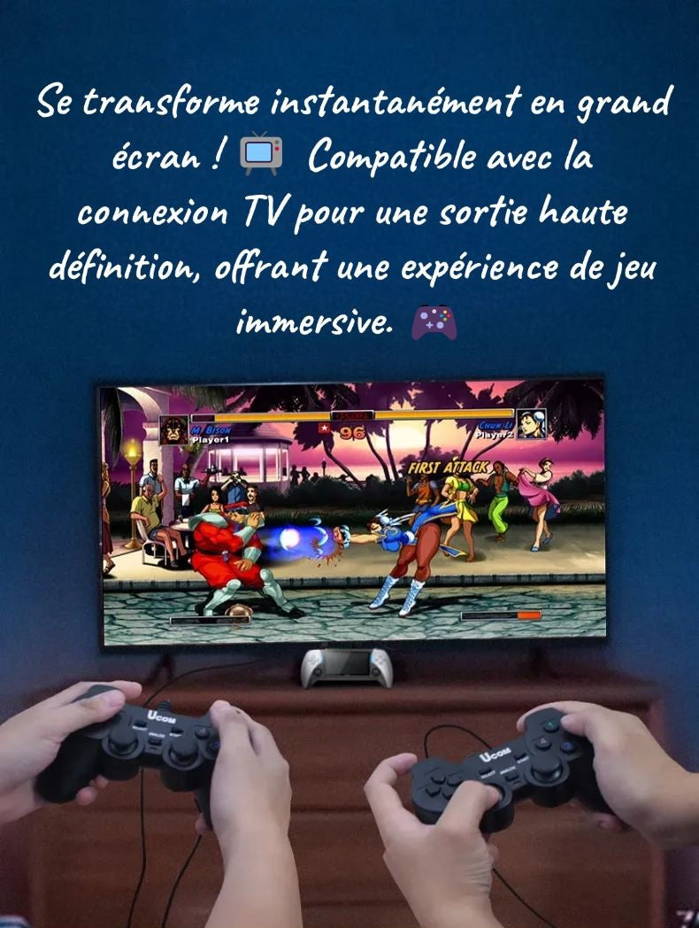 🎮 Project X Portable Console – 4.3" IPS HD Screen, Dual Joystick & Multi-Emulators