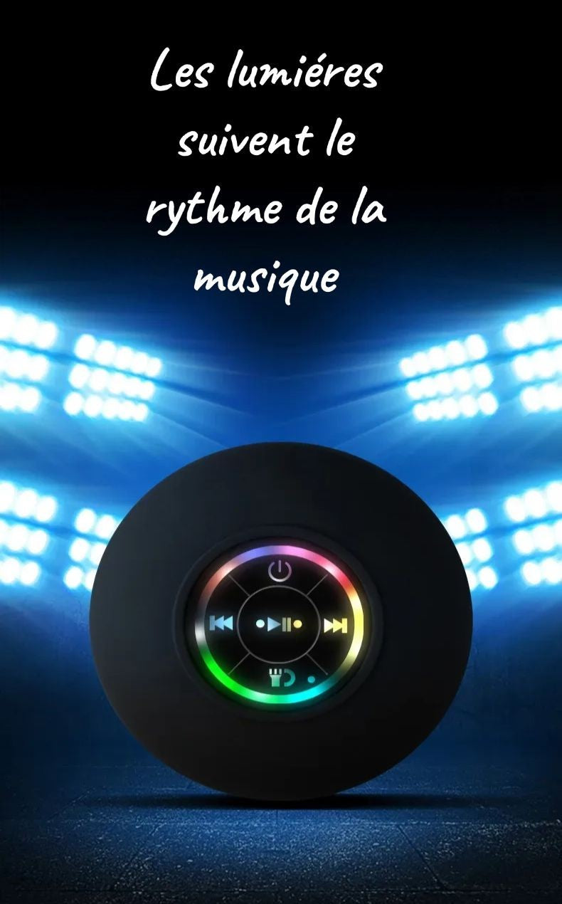 Mini Waterproof RGB Bluetooth Speaker – Powerful Sound & Ambient Lighting!