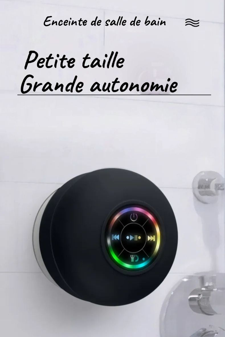 Mini Waterproof RGB Bluetooth Speaker – Powerful Sound & Ambient Lighting!