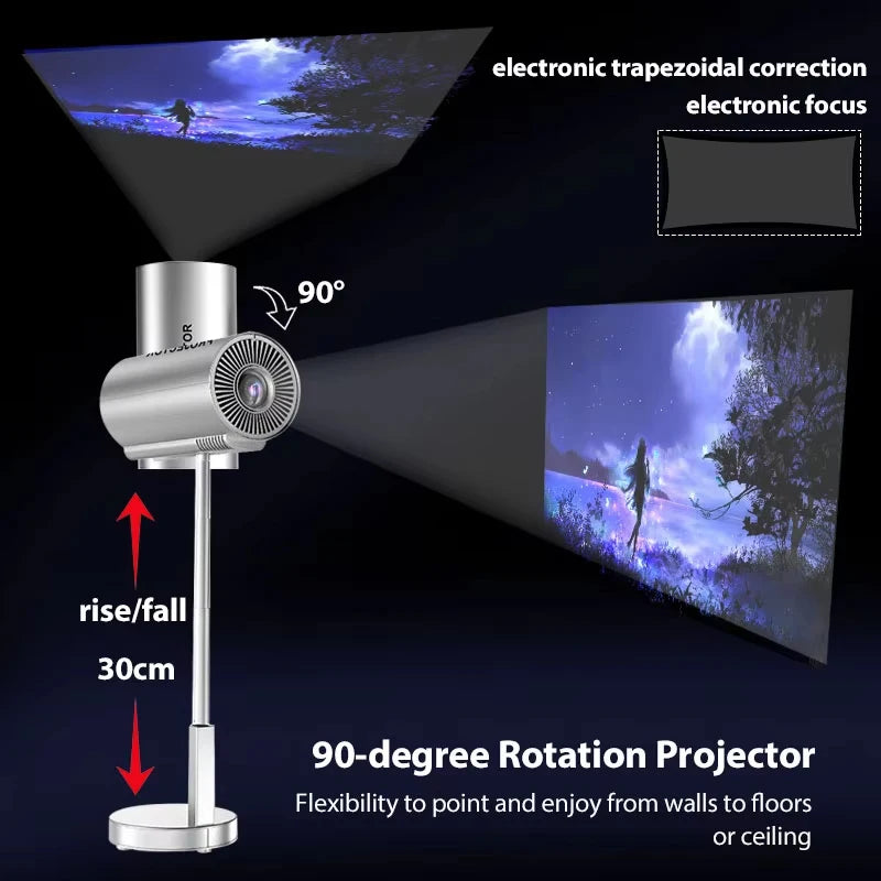 TS3 X5 Mini Projektor HD 1080P Natywny 4K
