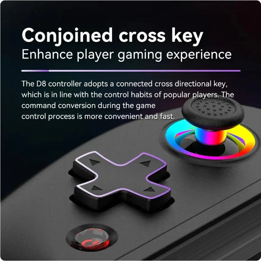 D8 Telescopic Gamepad Controller Joystick Turbo 6