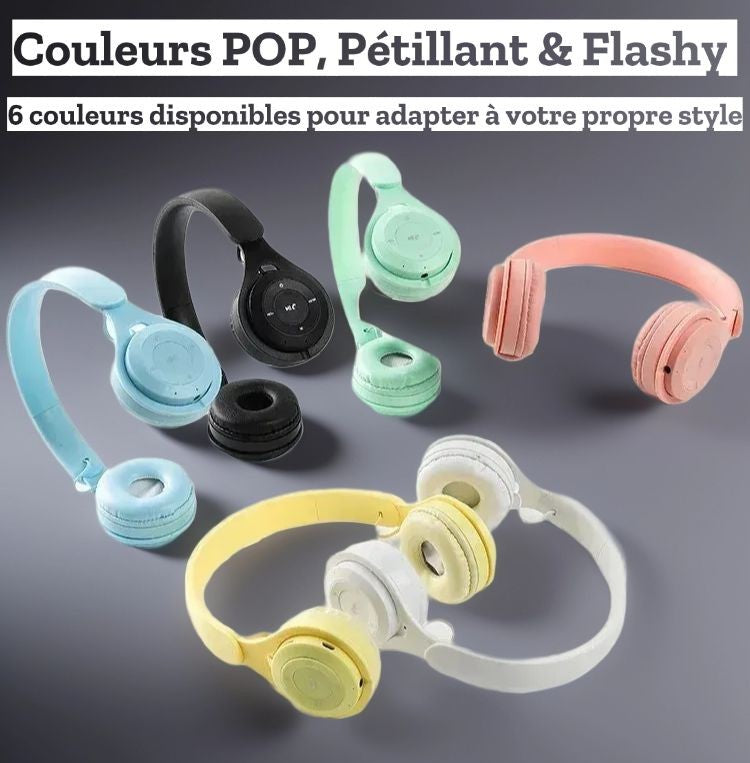 Y08 Wireless Bluetooth Headset – Macaron Style &amp; Gaming Performance