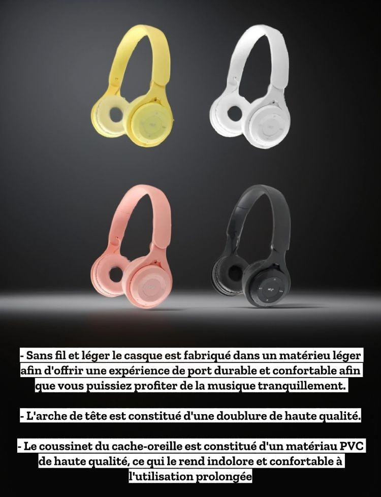 Y08 Wireless Bluetooth Headset – Macaron Style &amp; Gaming Performance