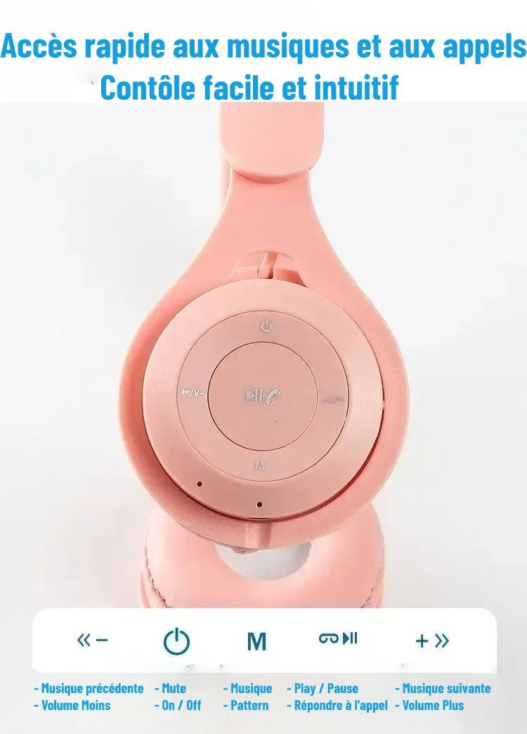 Y08 Wireless Bluetooth Headset – Macaron Style &amp; Gaming Performance