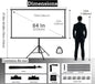 Projection Screen for MIXITO Portable Mini Video Projector 16:9 HD