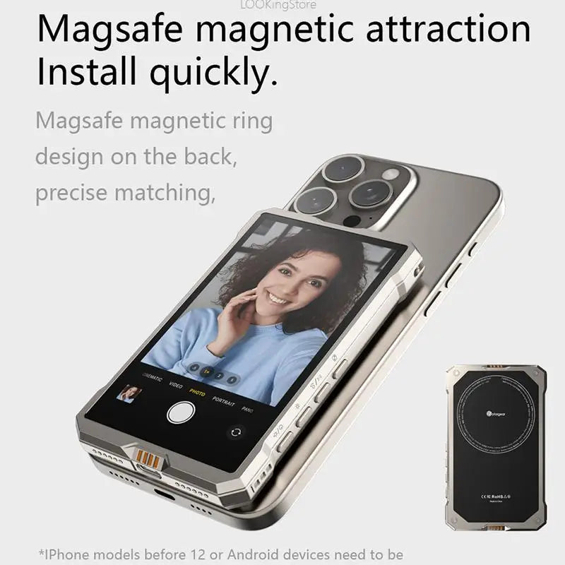 📱 Écran de Projection Sans Fil pour Smartphone - Compatible iOS & Android