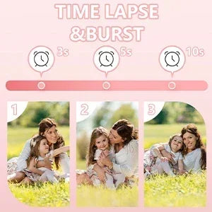 📸 Appareil Photo Instantané Enfant - 1080P HD, Impression DIY & Jeux -