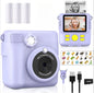 📸 Appareil Photo Instantané Enfant - 1080P HD, Impression DIY & Jeux -