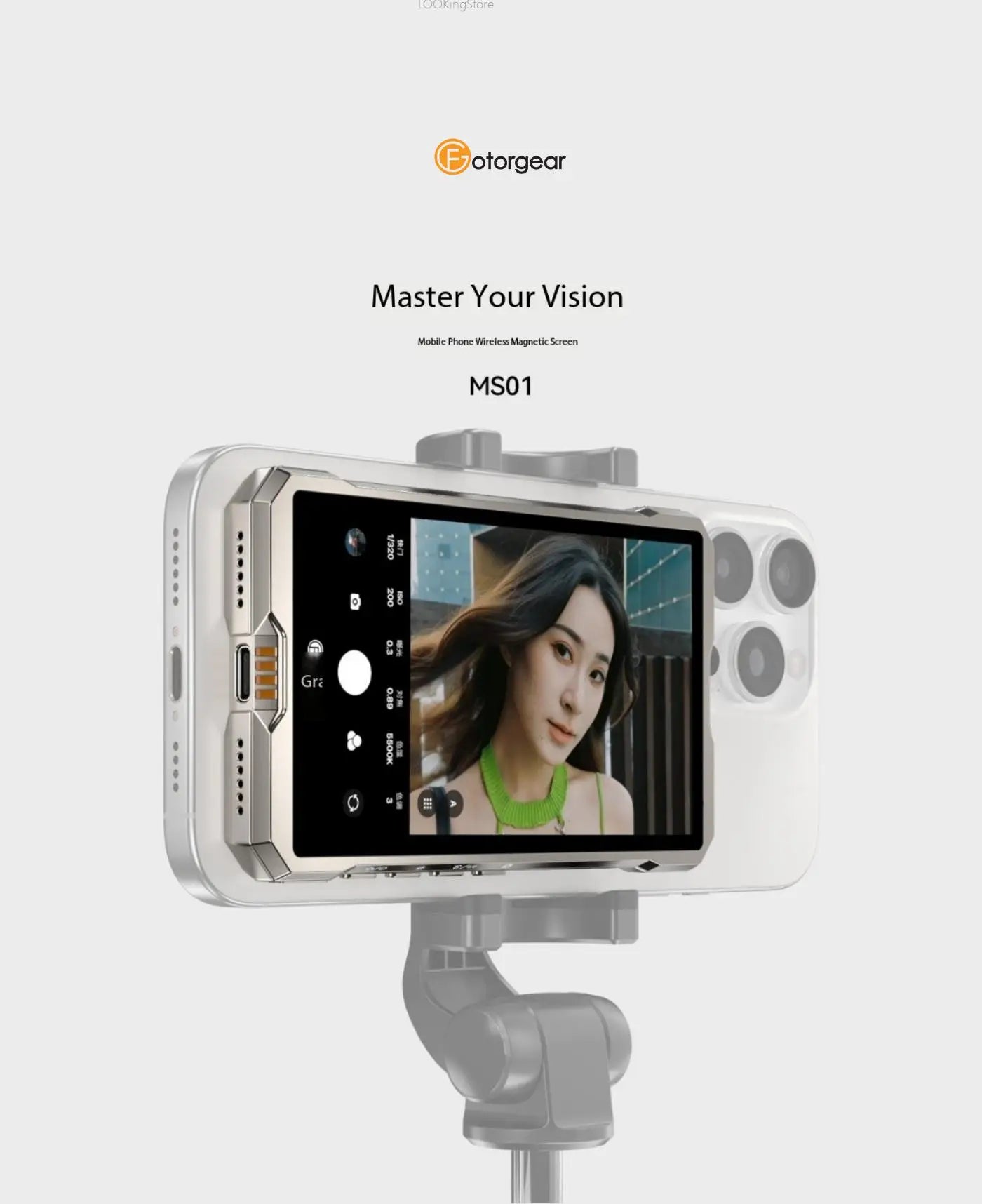 📱 Écran de Projection Sans Fil pour Smartphone - Compatible iOS & Android
