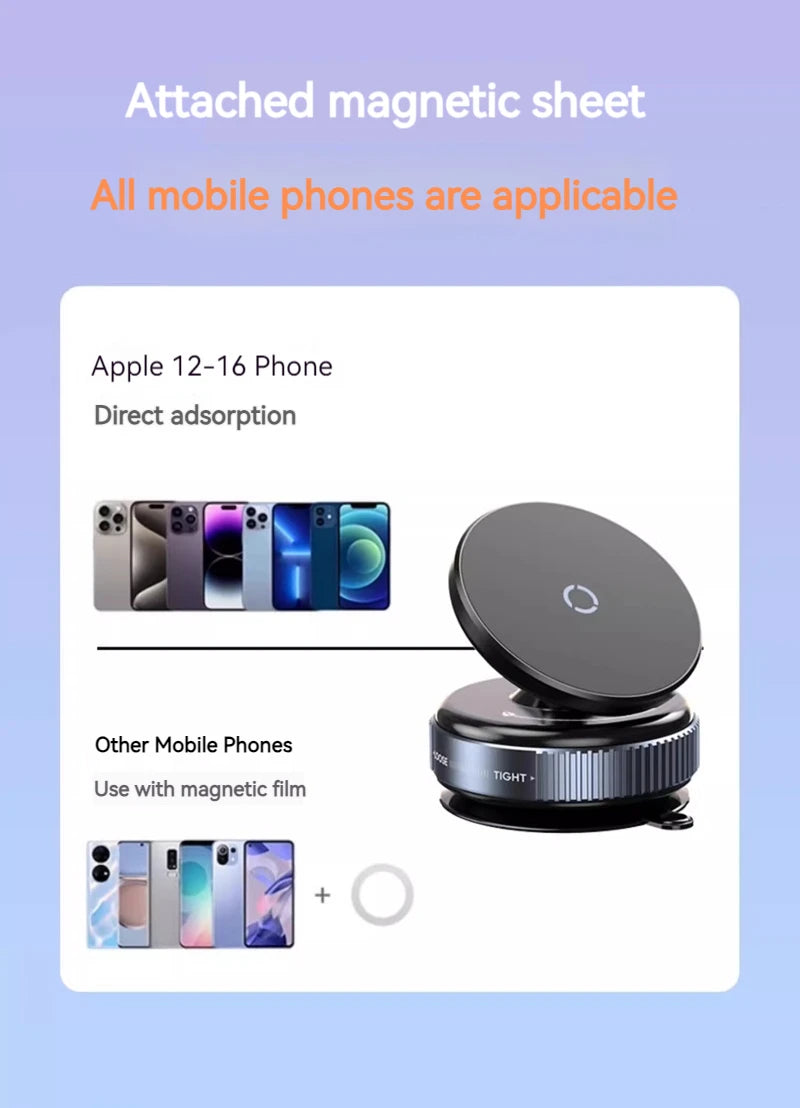 Support Téléphone Magnétique Universel - Fixation Puissante & Polyvalente