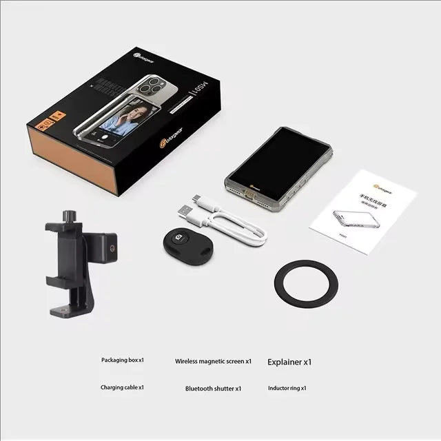 📱 Écran de Projection Sans Fil pour Smartphone - Compatible iOS & Android