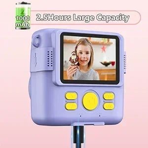 📸 Appareil Photo Instantané Enfant - 1080P HD, Impression DIY & Jeux -