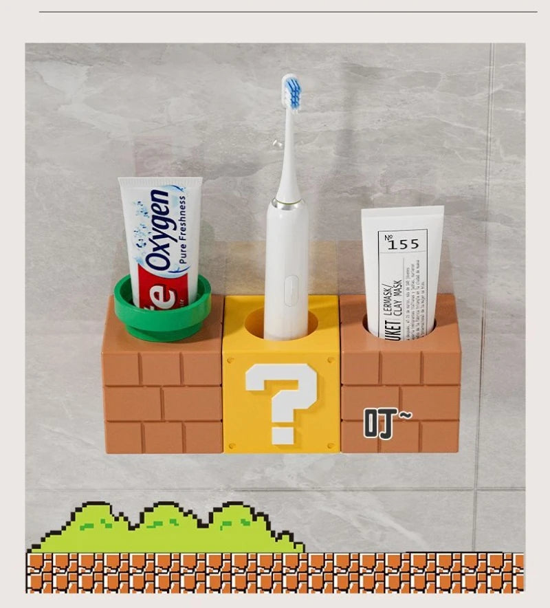 Super Mario Toothbrush Holder