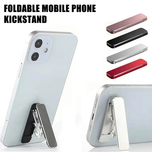 Support Téléphone Pliable Ultra-Fin – Kickstand Universel Ajustable pour Smartphone