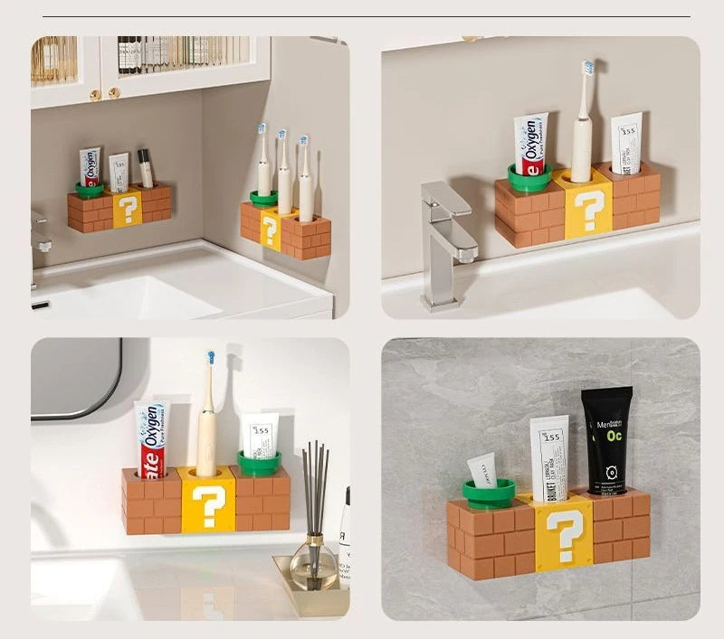Super Mario Toothbrush Holder