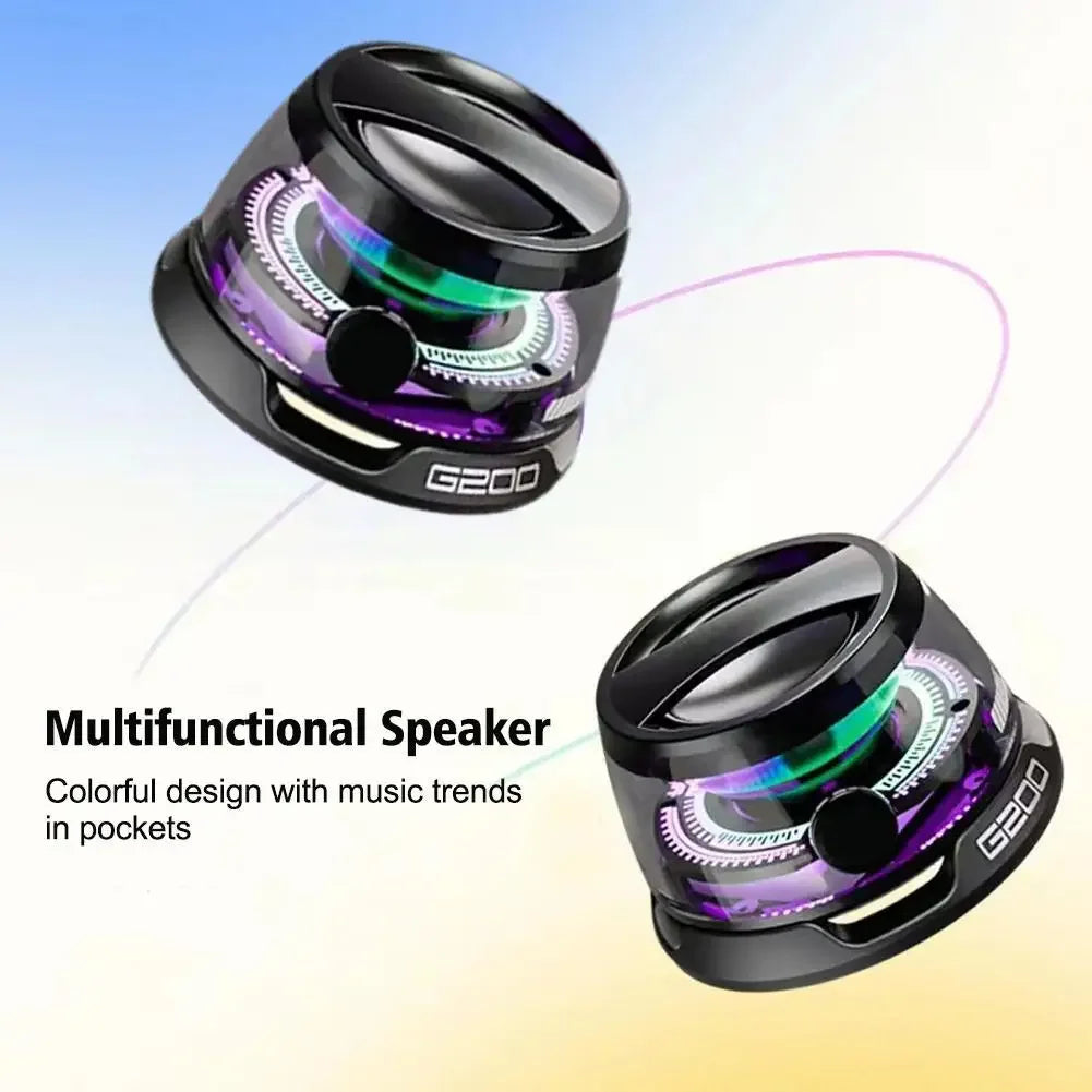 🔊 Enceinte Bluetooth Magnétique – Son Puissant & Éclairage RGB