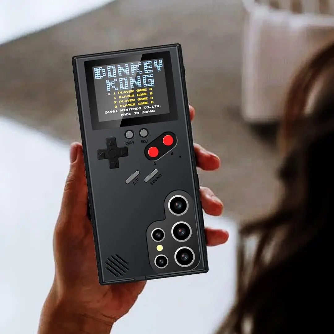 Coque GameBoy Rétro pour Samsung - Étui Gaming avec Écran Couleur 🎮