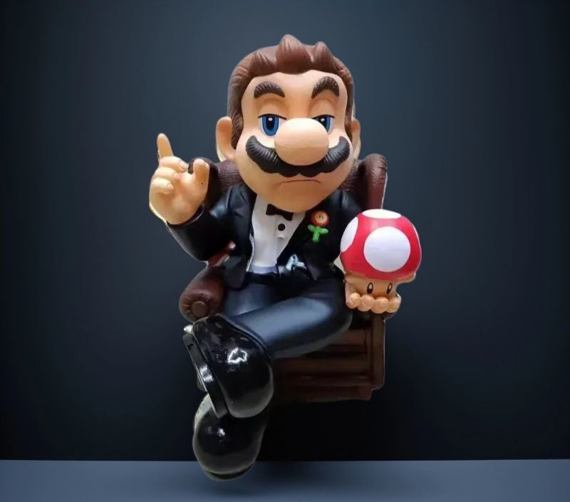 Mario "The Godfather" Figure - Collector's Edition Must-Have! 🎮🎩