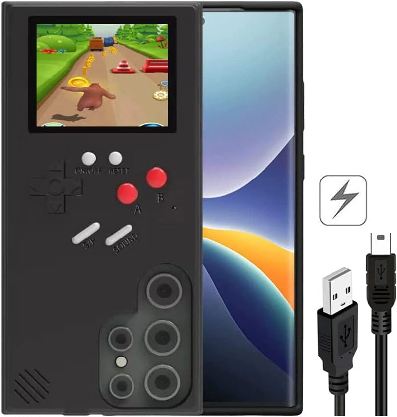 Coque GameBoy Rétro pour Samsung - Étui Gaming avec Écran Couleur 🎮