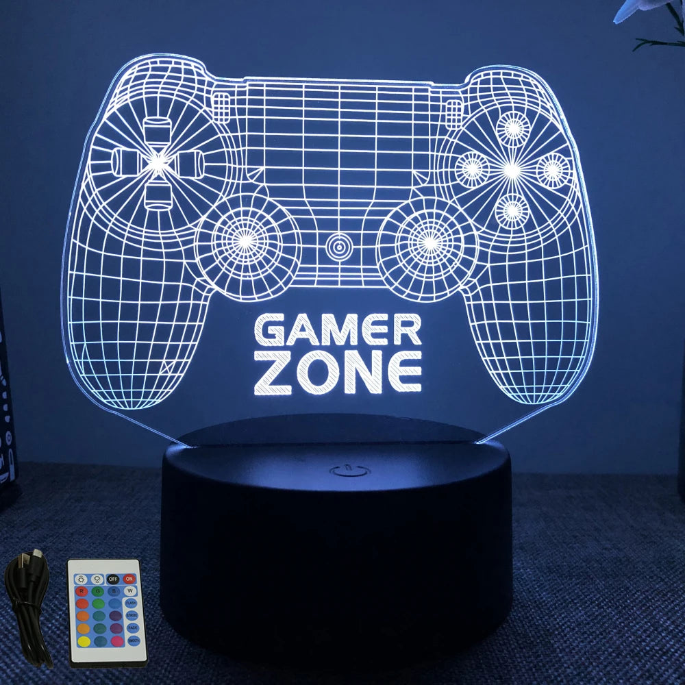 3D Gaming LED Lamp