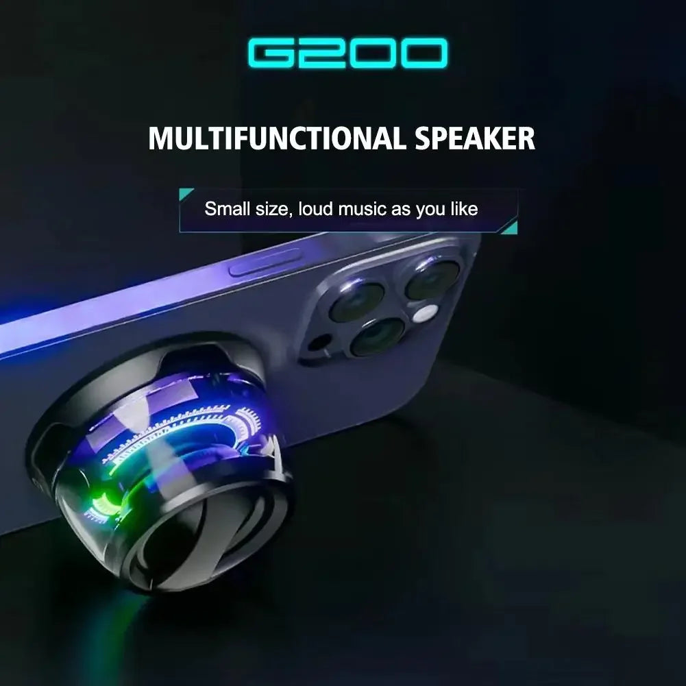 🔊 Enceinte Bluetooth Magnétique – Son Puissant & Éclairage RGB
