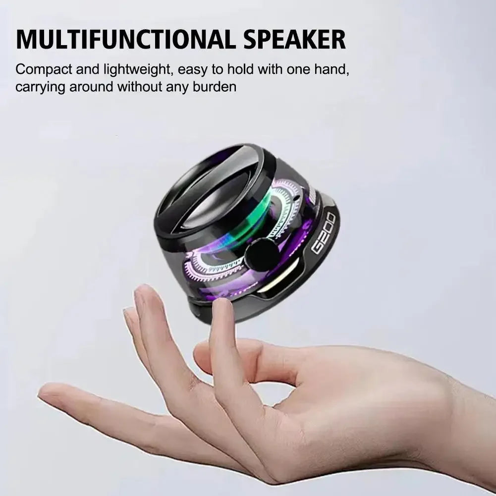 🔊 Enceinte Bluetooth Magnétique – Son Puissant & Éclairage RGB