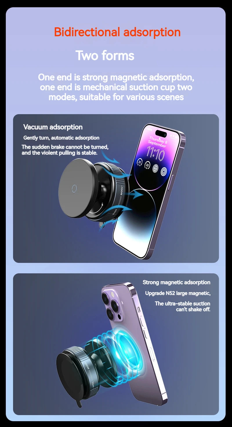 Support Téléphone Magnétique Universel - Fixation Puissante & Polyvalente