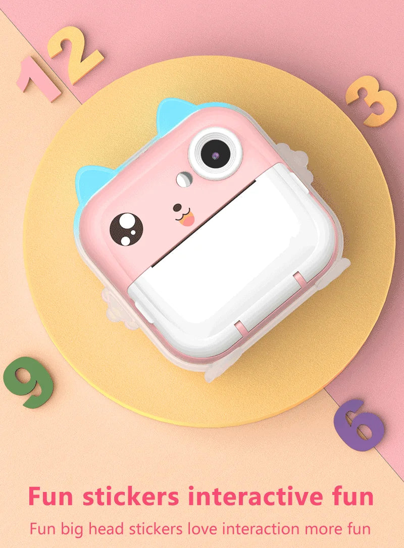 📸 Appareil Photo Instantané pour Enfants - Impression Thermique & Vidéo HD