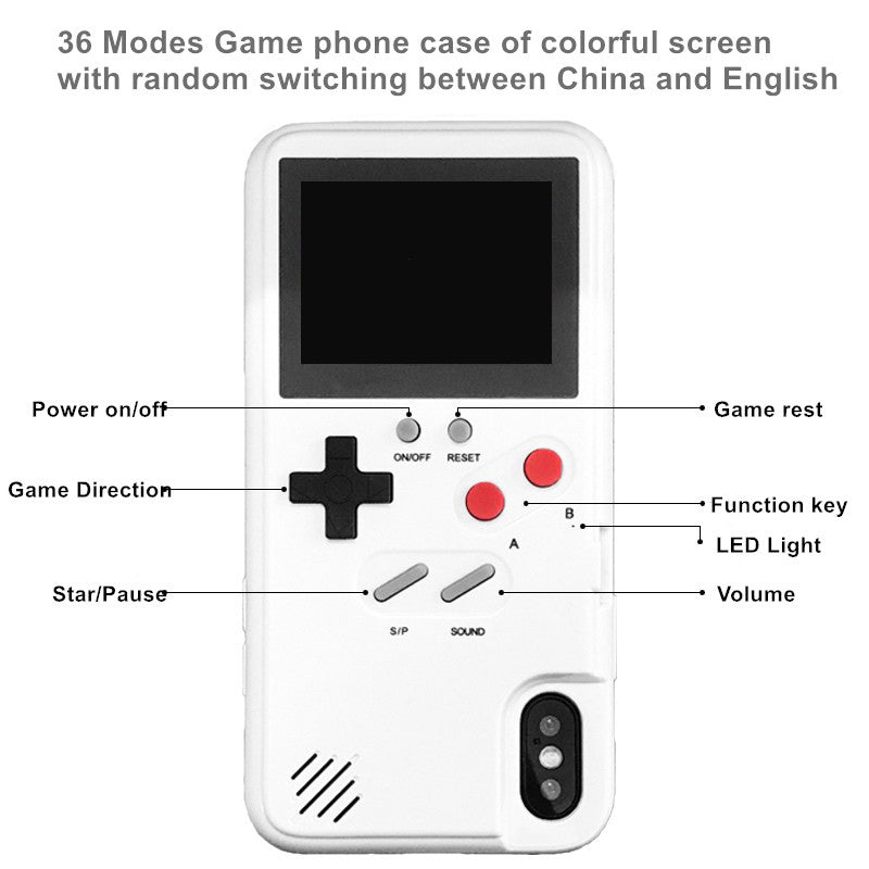 Coque GameBoy Rétro pour Samsung - Étui Gaming avec Écran Couleur 🎮