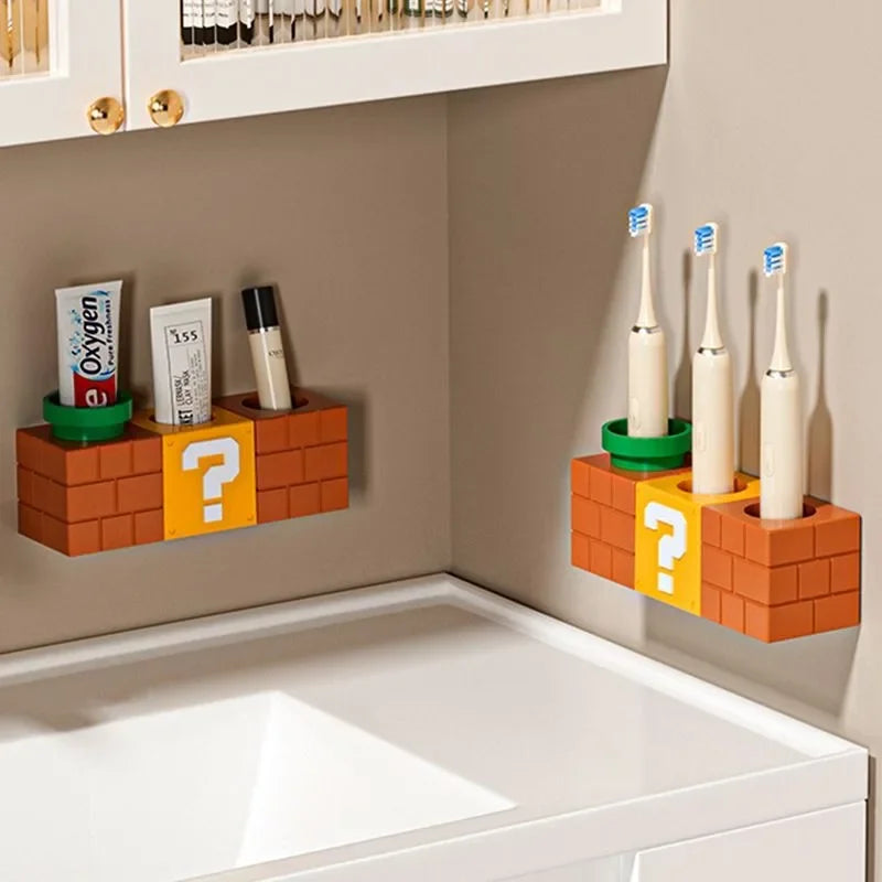 Super Mario Toothbrush Holder