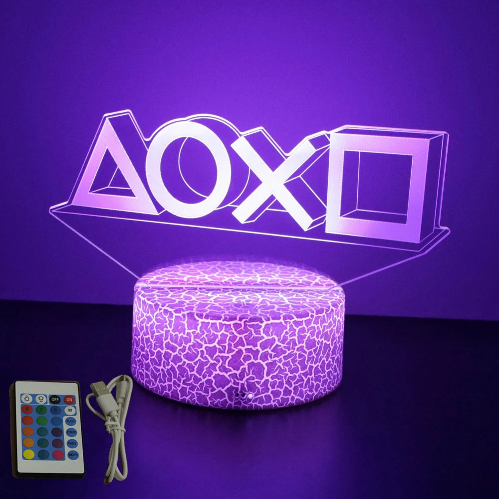 3D Gaming LED Lamp