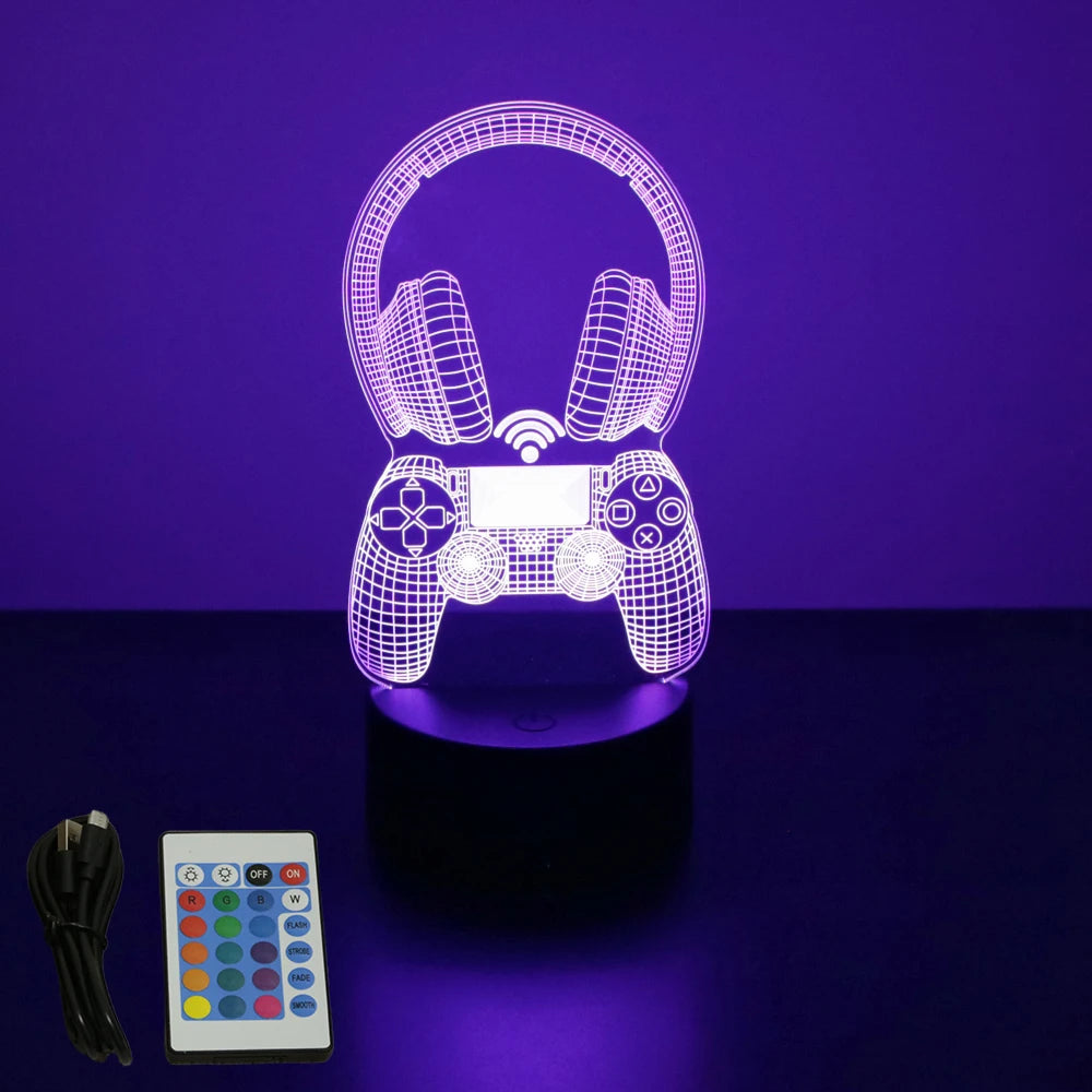3D Gaming LED Lamp