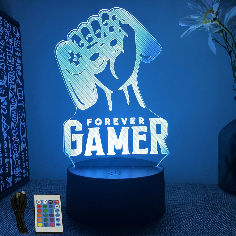 3D Gaming LED Lamp