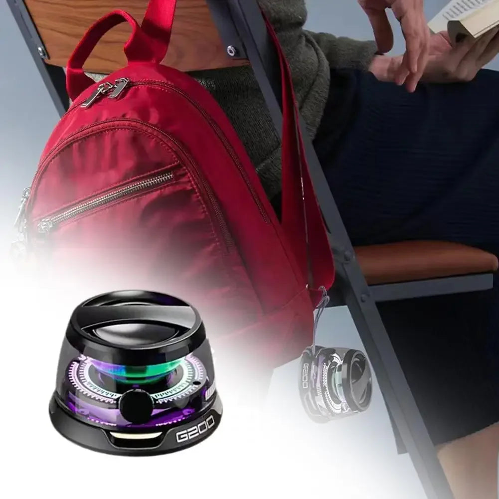 🔊 Enceinte Bluetooth Magnétique – Son Puissant & Éclairage RGB