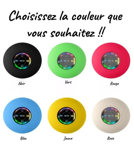 Mini Waterproof RGB Bluetooth Speaker – Powerful Sound &amp; Ambient Lighting!