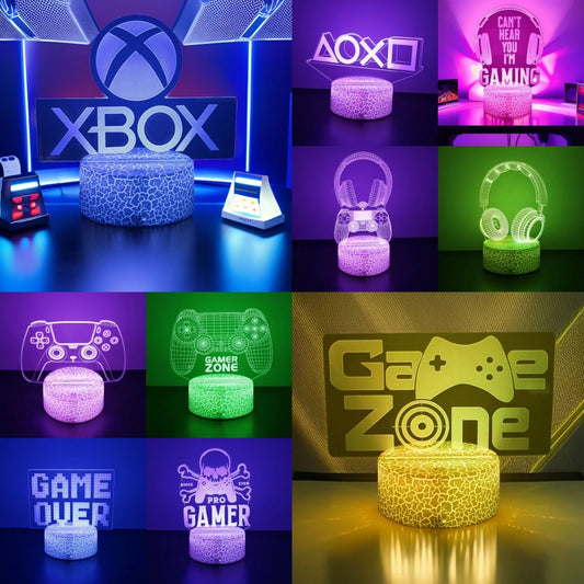 3D Gaming LED Lamp