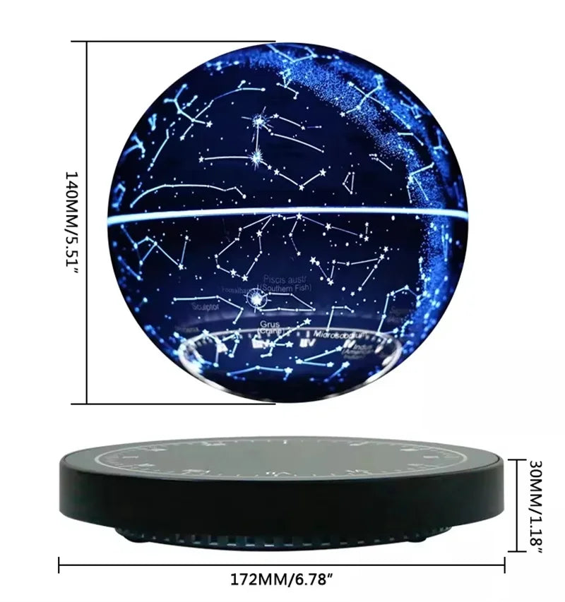 ✨ Magnetic Levitation Globe Lamp - Starry &amp; Touch 