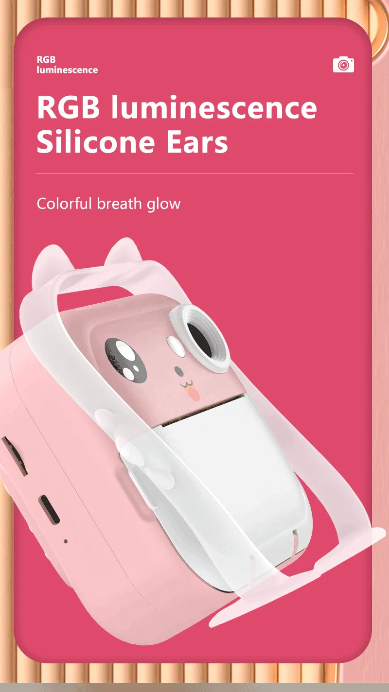 📸 Appareil Photo Instantané pour Enfants - Impression Thermique & Vidéo HD